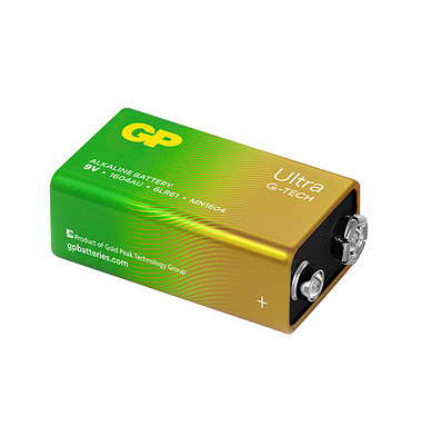 Batterien Ultra, E-Block / E-Block / 6LR61, 9 Volt