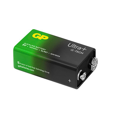 Batterien ULTRA PLUS, E-Block / E-Block / 6LR61, 9 Volt