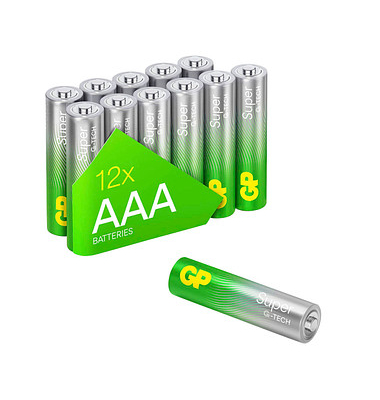 Batterie SUPER, Micro AAA, LR 3, LR 03, MN2400, HR3, HR03, FR3