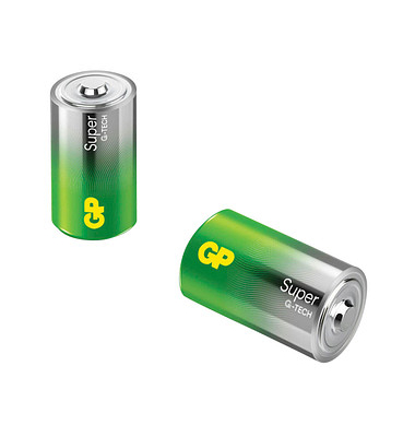 2 GP Batterien SUPER Mono D 1,5 V