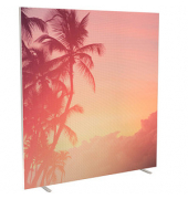 Trennwand easyScreen Tropical 61289 bunt 160,0 x 173,4 cm