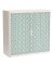 easyOffice Vintage Rollladenschrank 60836 2 Fachböden 110,0 x 41,5 x 104,0 cm
