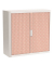 easyOffice Vintage Rollladenschrank 60932 2 Fachböden 110,0 x 41,5 x 104,0 cm