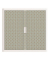 easyOffice Vintage Rollladenschrank 60788 2 Fachböden 110,0 x 41,5 x 104,0 cm