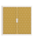 easyOffice Vintage Rollladenschrank 60772 2 Fachböden 110,0 x 41,5 x 104,0 cm