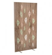 Trennwand easyScreen Colour, 61573 bunt 94,0 x 173,4 cm