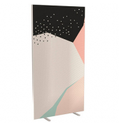 Trennwand easyScreen Colour, 61023 bunt 94,0 x 173,4 cm