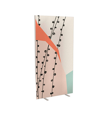 Trennwand easyScreen Colour, 61055 bunt 94,0 x 173,4 cm