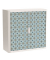 easyOffice Vintage Rollladenschrank 60820 2 Fachböden 110,0 x 41,5 x 104,0 cm