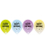 4 amscan Luftballons LED Happy Birthday bunt
