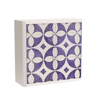easyOffice Contents Rollladenschrank 61210 2 Fachböden 110,0 x 41,5 x 104,0 cm