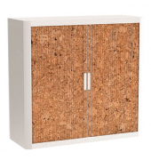 easyOffice Contents Rollladenschrank 62599 2 Fachböden 110,0 x 41,5 x 104,0 cm