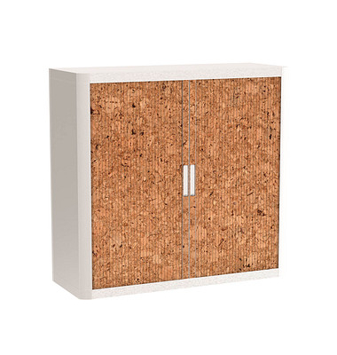 easyOffice Contents Rollladenschrank 62599 2 Fachböden 110,0 x 41,5 x 104,0 cm