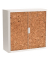 easyOffice Contents Rollladenschrank 62599 2 Fachböden 110,0 x 41,5 x 104,0 cm