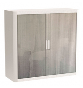 easyOffice Contents Rollladenschrank 61902 2 Fachböden 110,0 x 41,5 x 104,0 cm