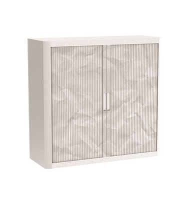 easyOffice Contents Rollladenschrank 62000 2 Fachböden 110,0 x 41,5 x 104,0 cm