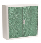 easyOffice Contents Rollladenschrank 62038 2 Fachböden 110,0 x 41,5 x 104,0 cm