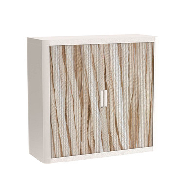 easyOffice Contents Rollladenschrank 62070 2 Fachböden 110,0 x 41,5 x 104,0 cm