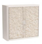 easyOffice Contents Rollladenschrank 62086 2 Fachböden 110,0 x 41,5 x 104,0 cm