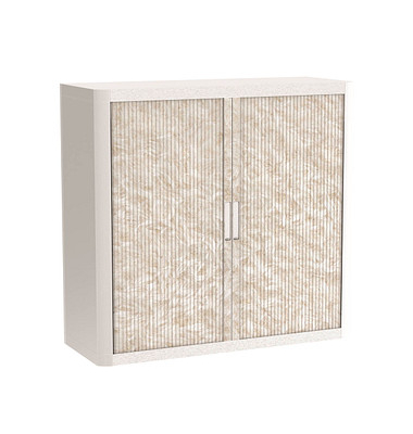 easyOffice Contents Rollladenschrank 62086 2 Fachböden 110,0 x 41,5 x 104,0 cm
