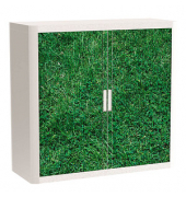 easyOffice Contents Rollladenschrank 62615 2 Fachböden 110,0 x 41,5 x 104,0 cm