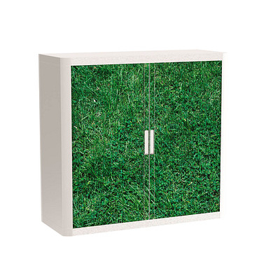 easyOffice Contents Rollladenschrank 62615 2 Fachböden 110,0 x 41,5 x 104,0 cm