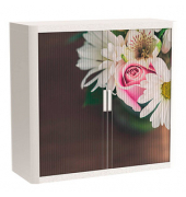 easyOffice Garden Factory Rollladenschrank 62484 2 Fachböden 110,0 x 41,5 x 104,0 cm