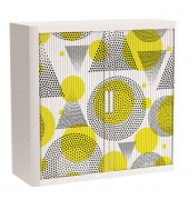 easyOffice Business Rollladenschrank 62240 2 Fachböden 110,0 x 41,5 x 104,0 cm