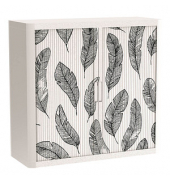 easyOffice Business Rollladenschrank 60356 2 Fachböden 110,0 x 41,5 x 104,0 cm