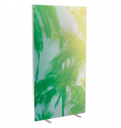 Trennwand easyScreen Tropical, 61275 bunt 94,0 x 173,4 cm