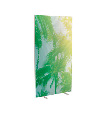 Trennwand easyScreen Tropical, 61275 bunt 94,0 x 173,4 cm