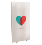 Trennwand easyScreen Business, 62167 bunt 94,0 x 173,4 cm