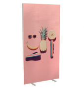 Trennwand easyScreen Tropical, 61323 bunt 94,0 x 173,4 cm