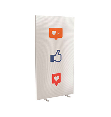 Trennwand easyScreen Business, 62273 bunt 94,0 x 173,4 cm