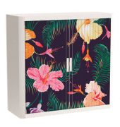 easyOffice Tropical Rollladenschrank 60676 2 Fachböden 110,0 x 41,5 x 104,0 cm
