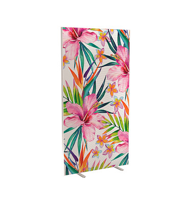 Trennwand easyScreen Tropical, 62747 bunt 94,0 x 173,4 cm