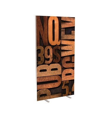 Trennwand easyScreen Industrial, 61195 bunt 94,0 x 173,4 cm