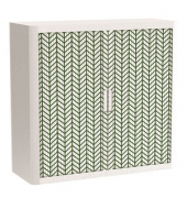 easyOffice Tropical Rollladenschrank 60628 2 Fachböden 110,0 x 41,5 x 104,0 cm