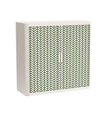 easyOffice Tropical Rollladenschrank 60628 2 Fachböden 110,0 x 41,5 x 104,0 cm