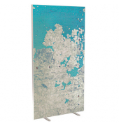 Trennwand easyScreen Industrial, 61837 bunt 94,0 x 173,4 cm