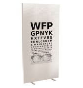 Trennwand easyScreen Business, 61227 bunt 94,0 x 173,4 cm