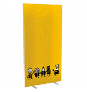 Trennwand easyScreen Business, 62257 bunt 94,0 x 173,4 cm