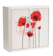 easyOffice Garden Factory Rollladenschrank 61146 2 Fachböden 110,0 x 41,5 x 104,0 cm