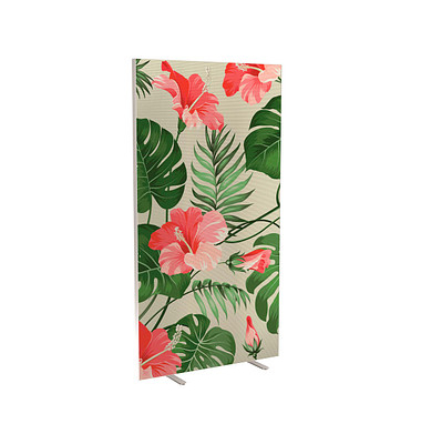 Trennwand easyScreen Tropical, 62731 bunt 94,0 x 173,4 cm