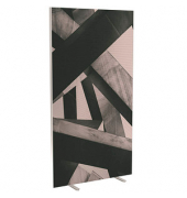 Trennwand easyScreen Industrial, 61163 bunt 94,0 x 173,4 cm