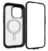 Defender Series XT Handy-Cover für Apple iPhone 15 Pro transparent, schwarz