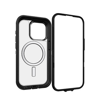 Defender Series XT Handy-Cover für Apple iPhone 15 Pro transparent, schwarz