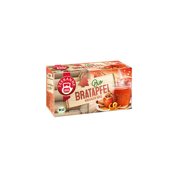 Teekanne Tee Bio Bratapfel 7814, Bratapfel, Beutel 4009300019169 Teekanne 18 Stück