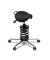 Hocker 04200 A34-TRG-ST2, schwarz, mit Rollen, höhenverstellbar, bis 120kg