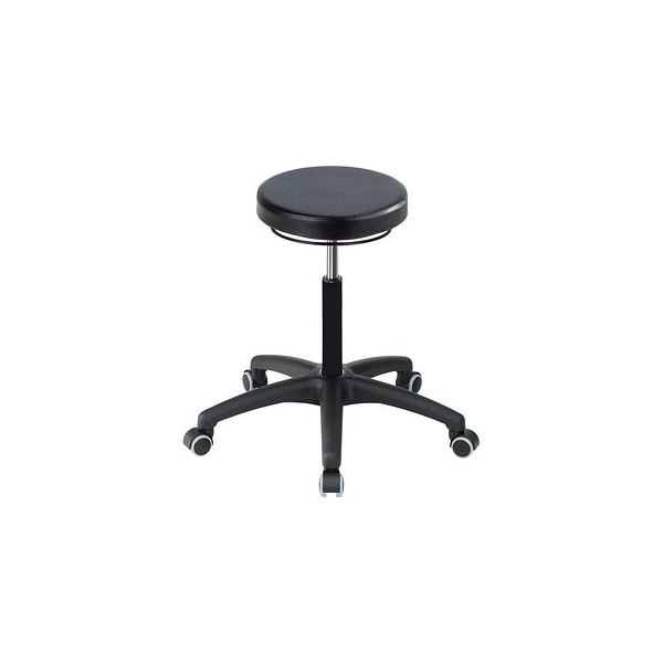 4260046923091 -  Hocker 09058 A1S-TR-PUA3 schwarz mit Rollen höhenverstellbar bis 120kg 4260046923091 Meychair